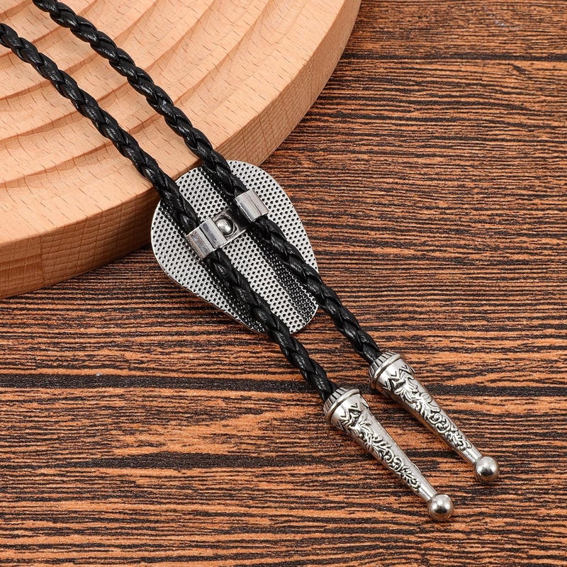 Sansths Bolo Tie for Men Cowboy Tie Native American Retro Western Necklace Cowboy Cowgirl Accessories for Men Women - Image 3